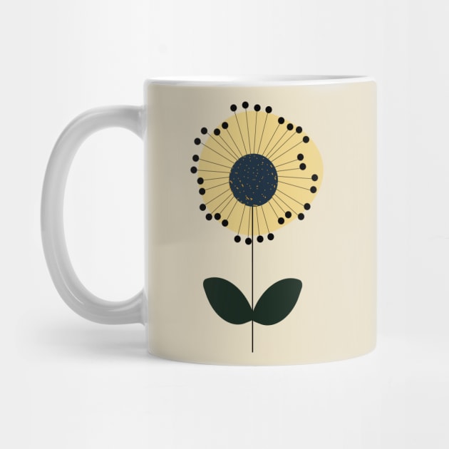 Retro Sunflower Design by Lisa Williams Design